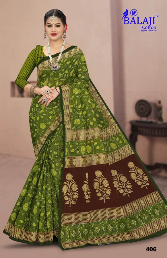 Prime Beauty Queen With B.p Vol-4 By Balaji Khadi Printed Cotton Sarees Wholesale Online